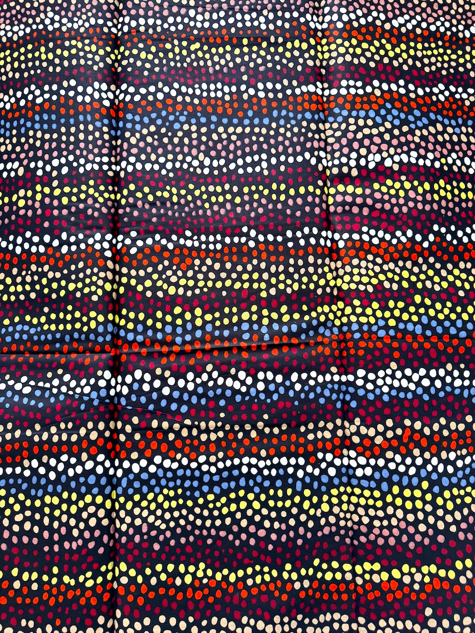 Colorful abstract pattern with dots on a textured background