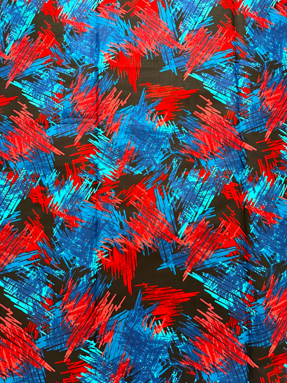 Multicolour Geometric Ankara Fabric – African Wax Print (6 Yards UK) – MASI2446