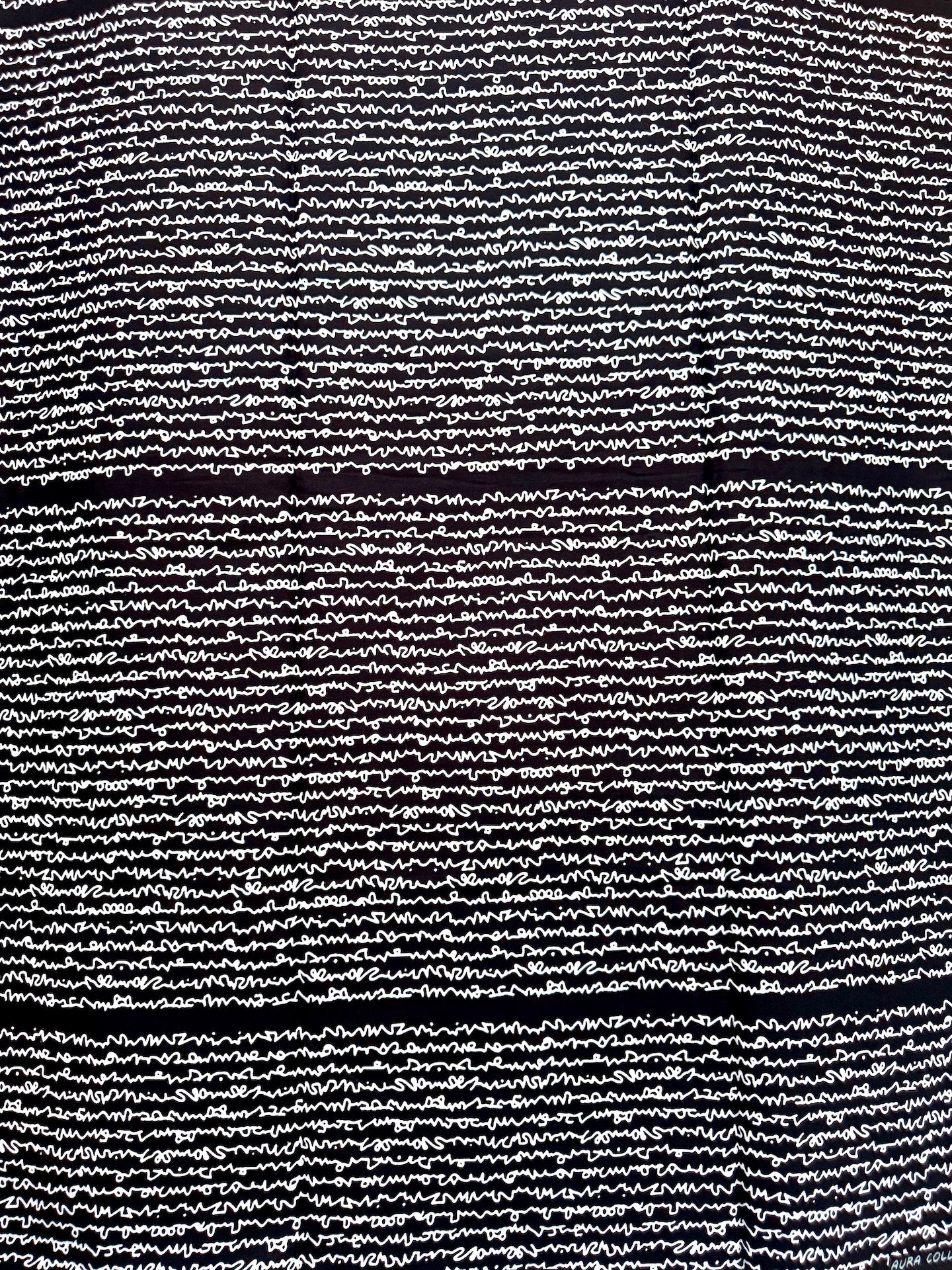 Black and white textured pattern