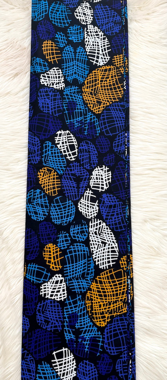 Ankara Wax Print Fabric – Multicolour Geometric Fabric (6 Yards UK) – MASI2432