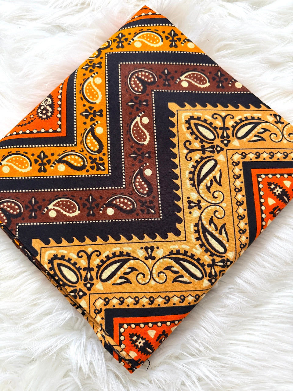 Brown Chevron Ankara Fabric – African Wax Print (6 Yards UK) – MASI2441