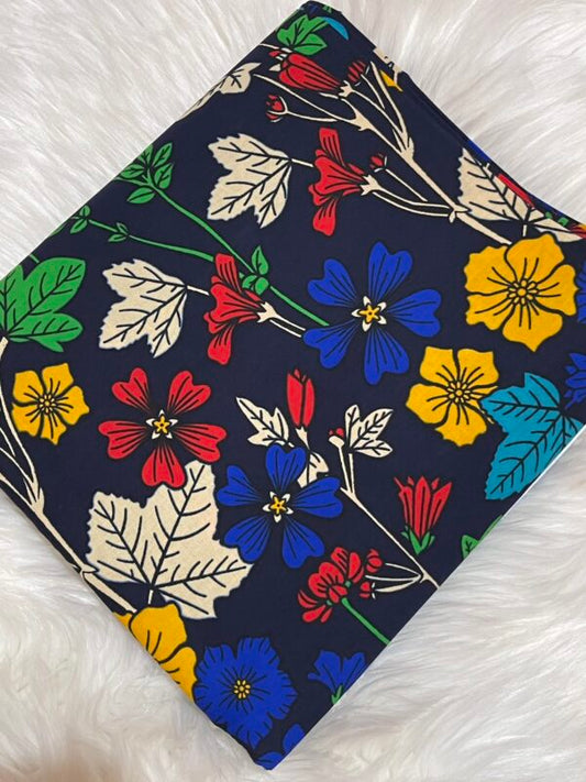 Vibrant Multicolour Floral Ankara Fabric – African Wax Print (6 Yards UK) – MASI1986