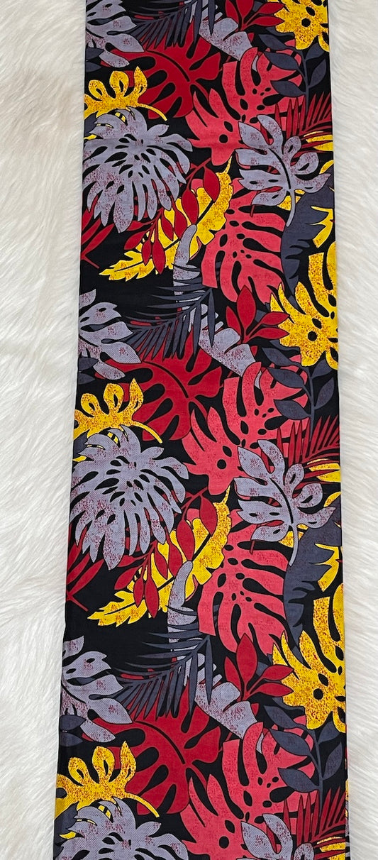 Ankara Wax Print Fabric – Multicolour Floral  (6 Yards) – MASI2019