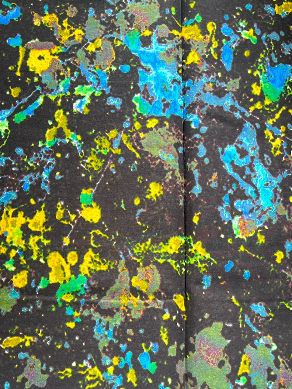 Colorful abstract pattern on a black background