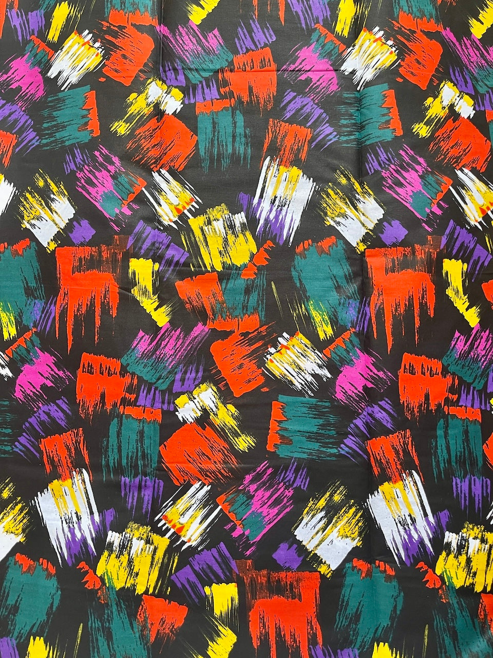 Colorful abstract pattern on a black background