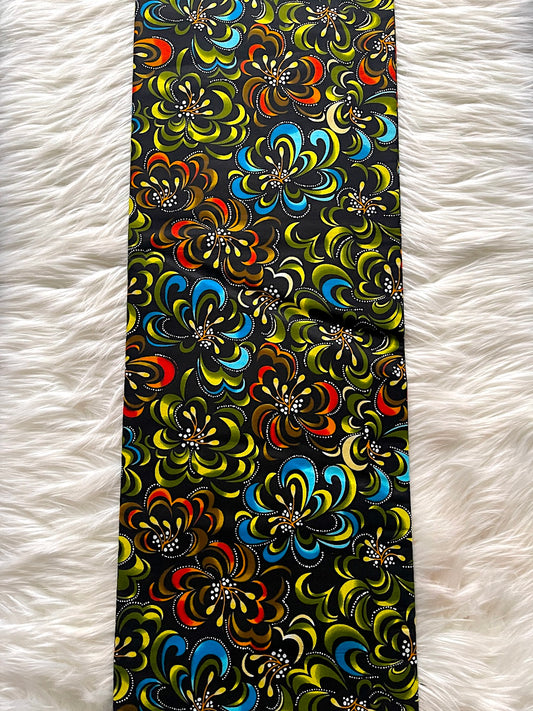 Multicolour Geometric Ankara Fabric – African Wax Print (6 Yards UK)  – MASI2285