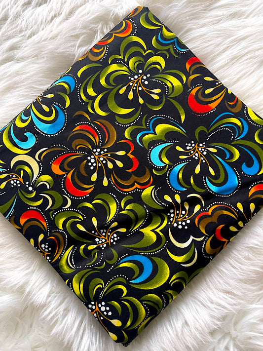 Multicolour Geometric Ankara Fabric – African Wax Print (6 Yards UK)  – MASI2285