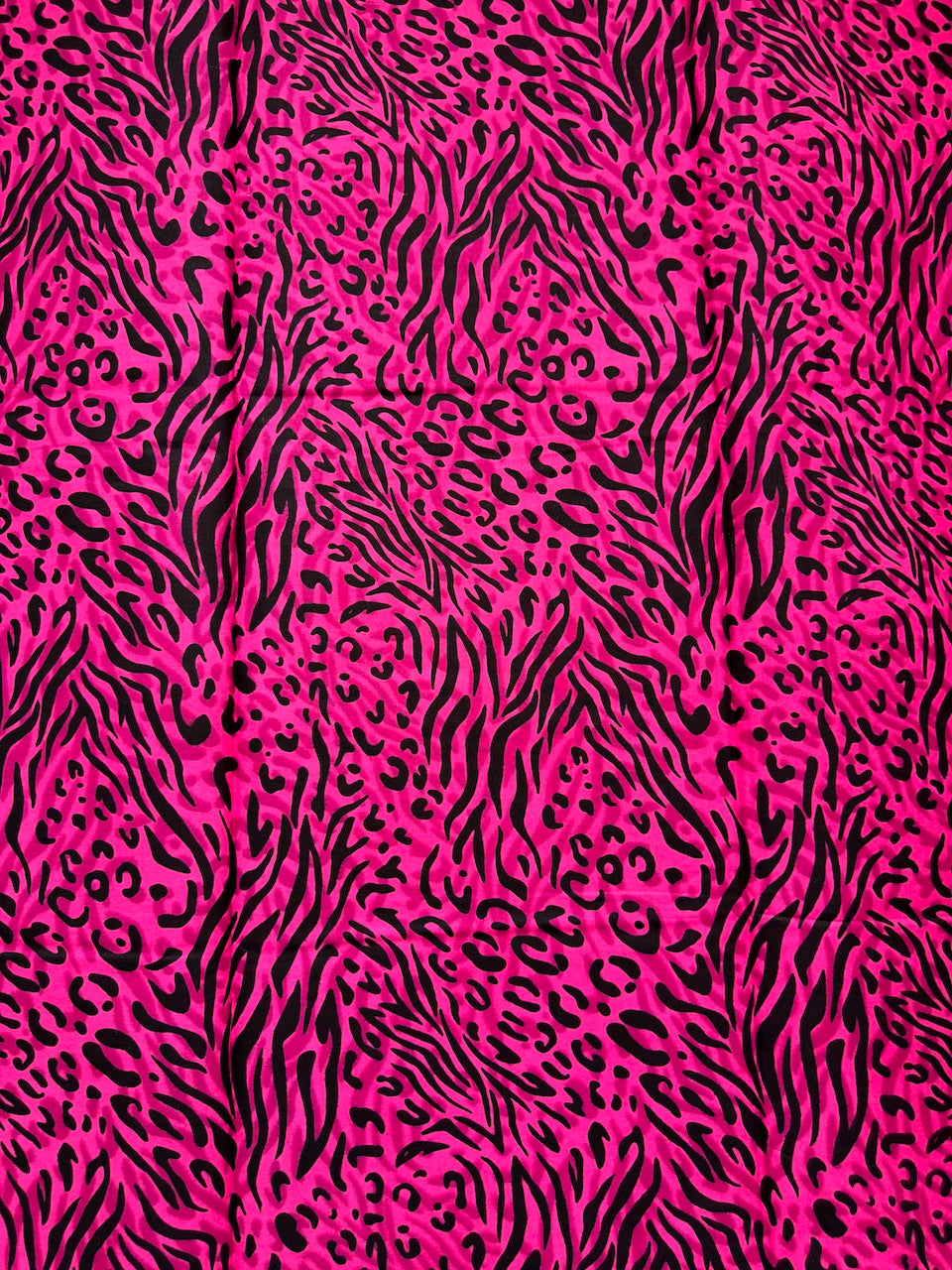 Pink and black zebra print pattern