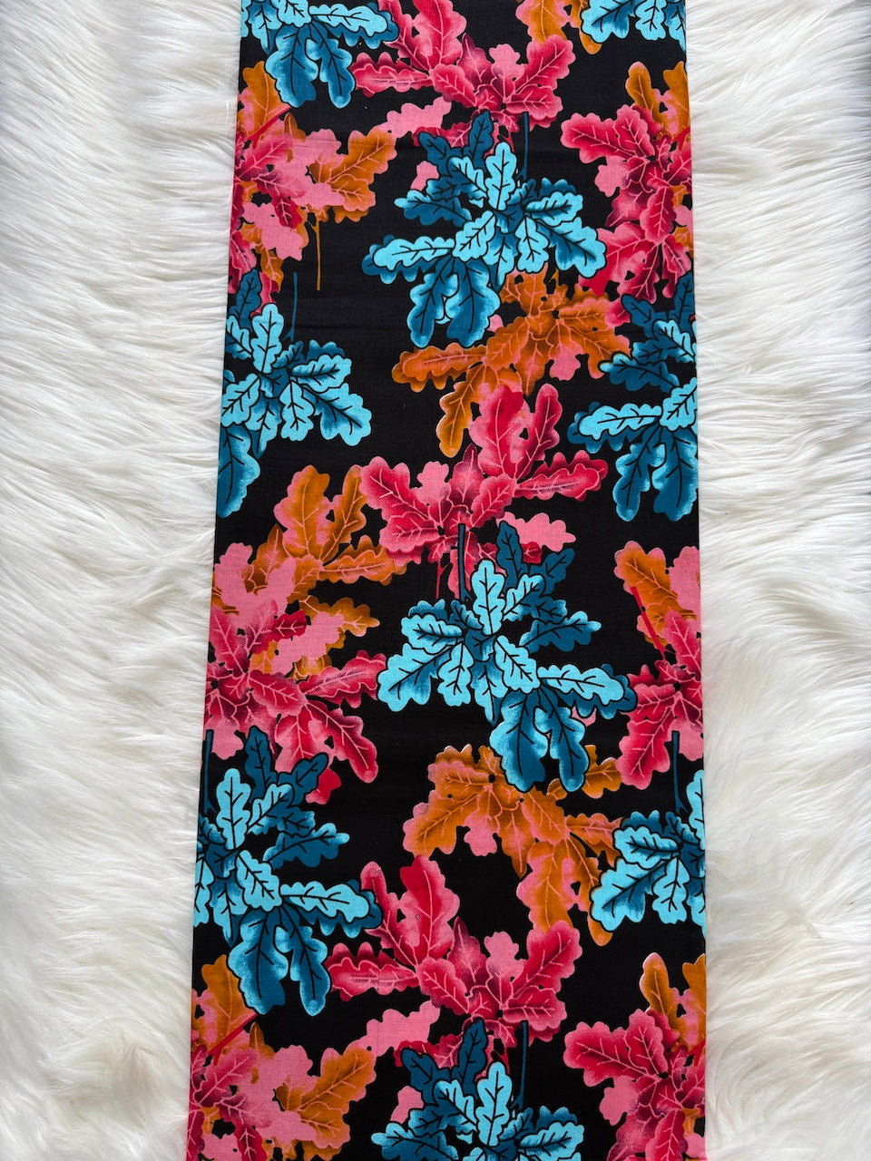 Multicolour Ankara Fabric – Floral Pattern – African Wax Print (6 Yards) – MASI2361