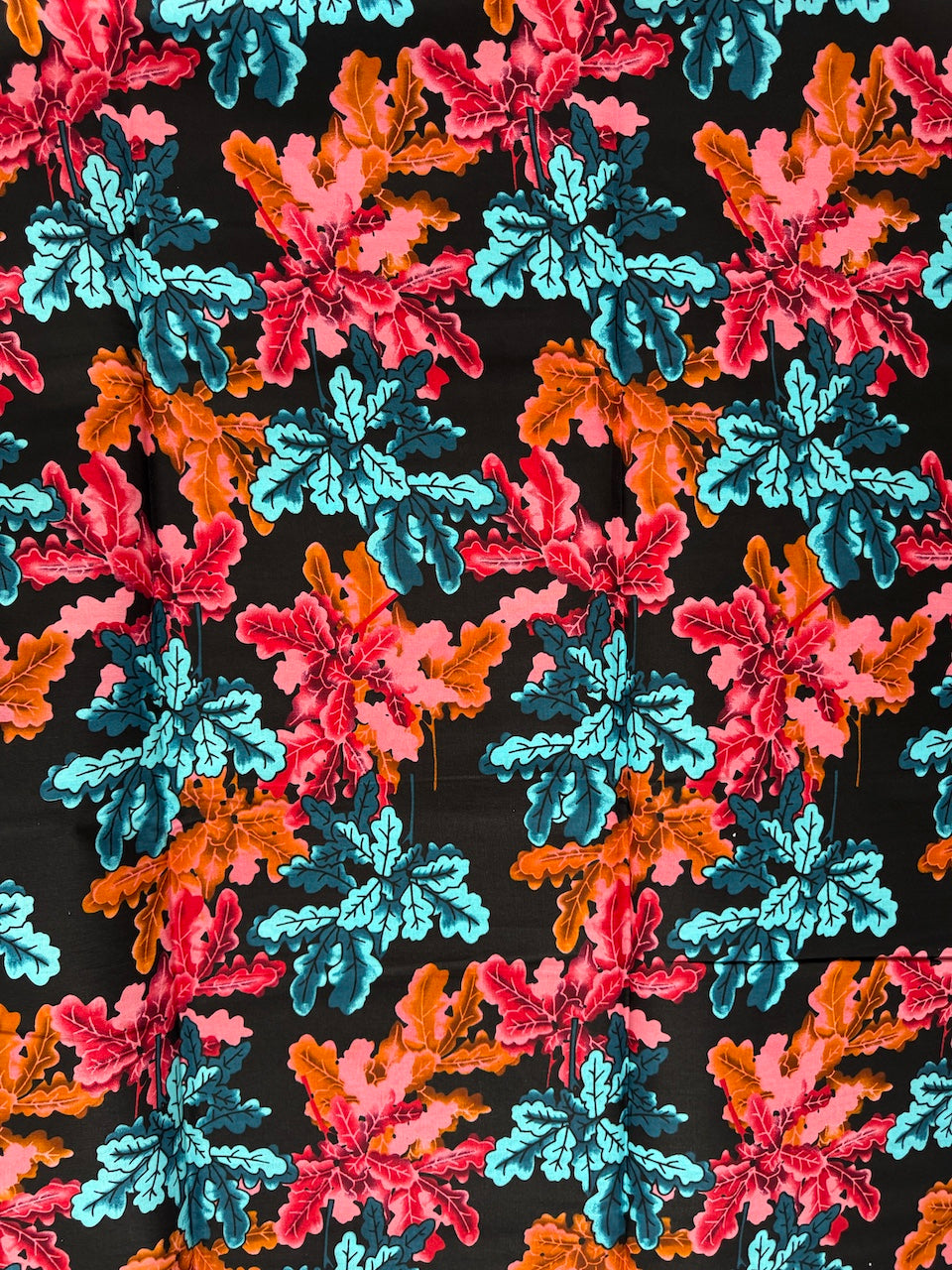 Multicolour Ankara Fabric – Floral Pattern – African Wax Print (6 Yards) – MASI2361